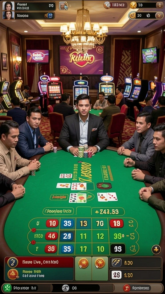 Beragam pilihan permainan menarik tersedia di aplikasi.