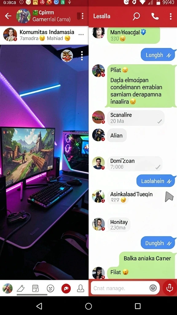 Interaksi multiplayer yang seru dengan pemain lain.