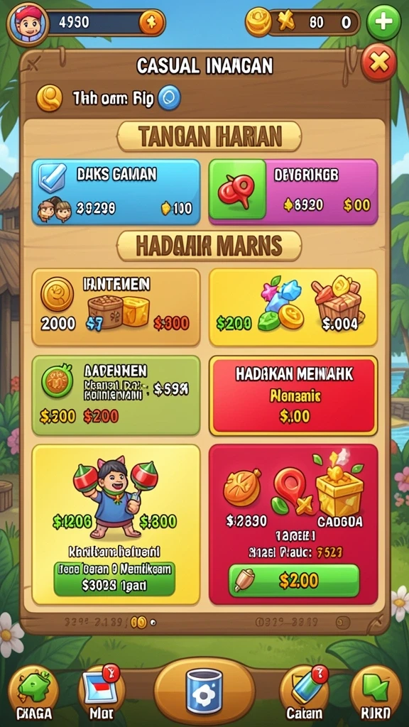 Ilustrasi grafis menakjubkan dari salah satu level.
