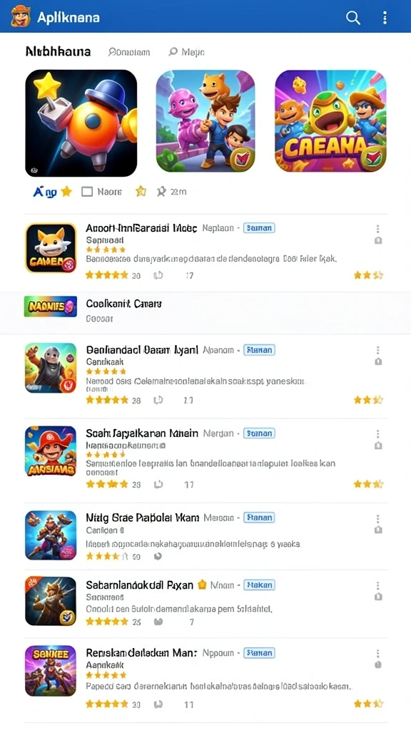 Banyak level menantang yang membuat permainan semakin seru.