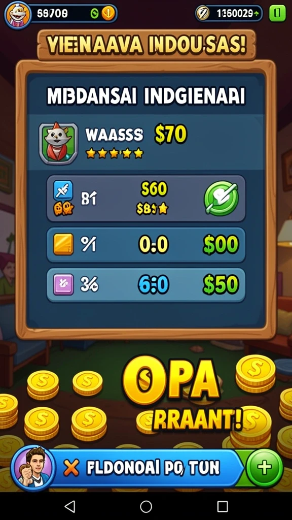 Gameplay yang seru dan menantang di setiap level.