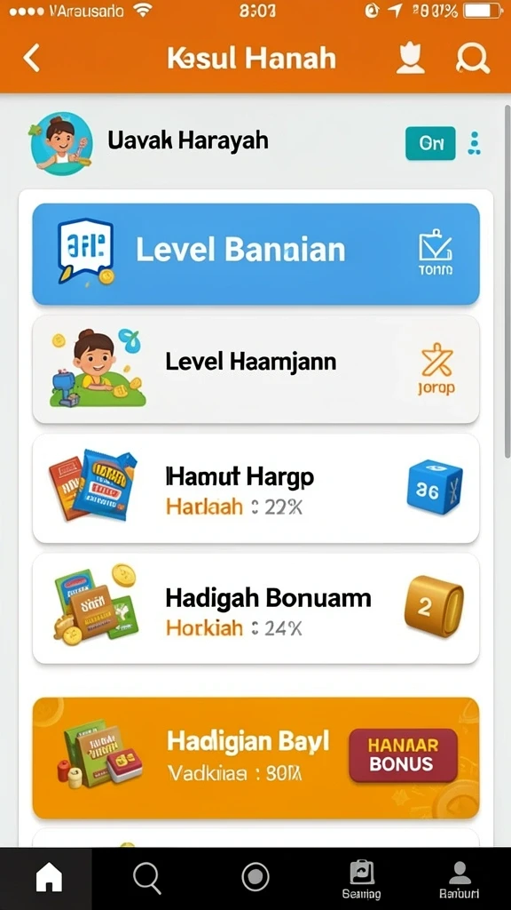 Tampilan permainan slot yang menarik dan memikat.