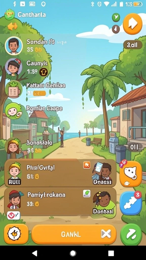 Tangkapan layar menampilkan karakter utama dalam pertempuran epik.