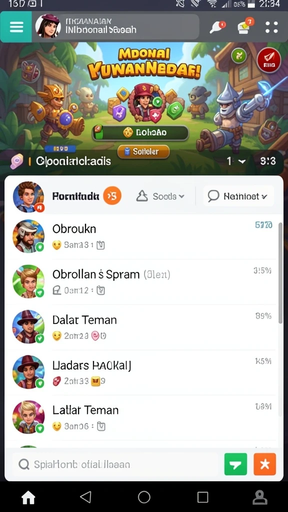 Komunitas pemain yang aktif dan bersahabat.
