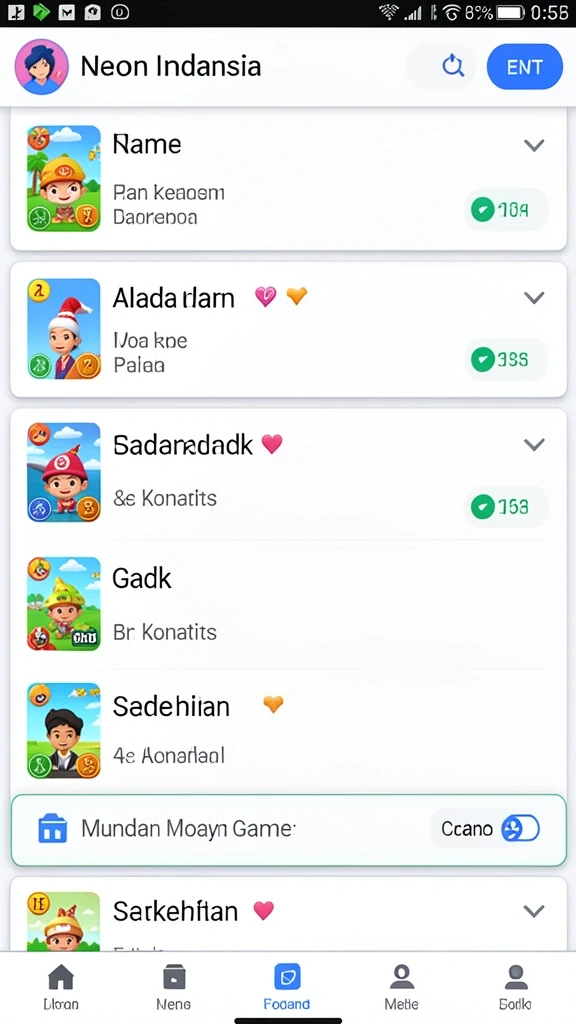 Pengalaman bermain yang menyenangkan dan menghibur.