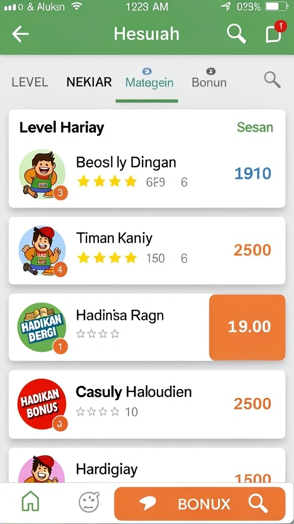 Tangkapan layar yang menampilkan karakter baru dalam permainan.