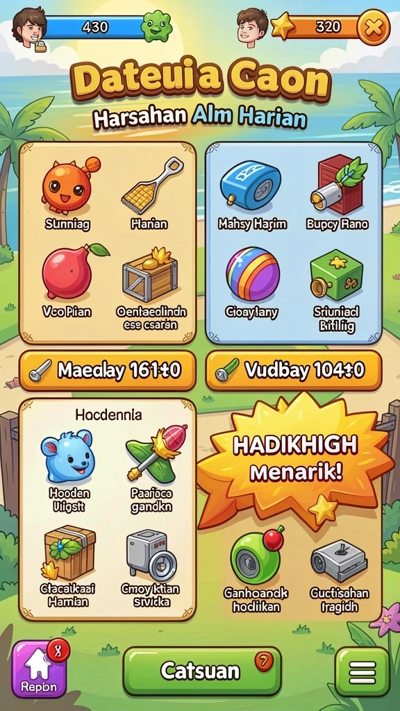 Tampilan antarmuka pengguna yang menarik dan intuitif.