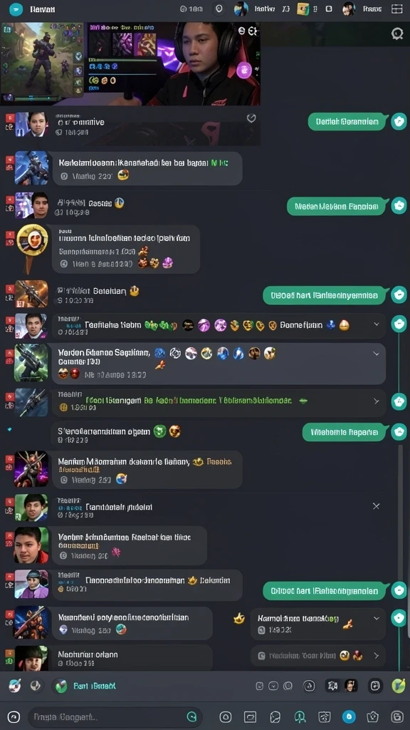 Gambaran karakter unik yang dapat kamu pilih dan sesuaikan.