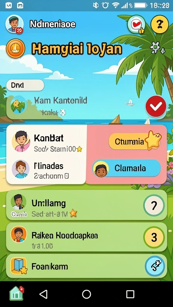 Gameplay seru dengan banyak tantangan menarik.