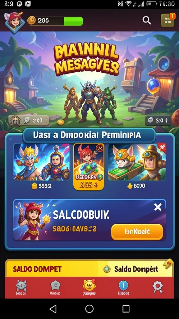 Antarmuka pengguna yang sederhana dan menarik.