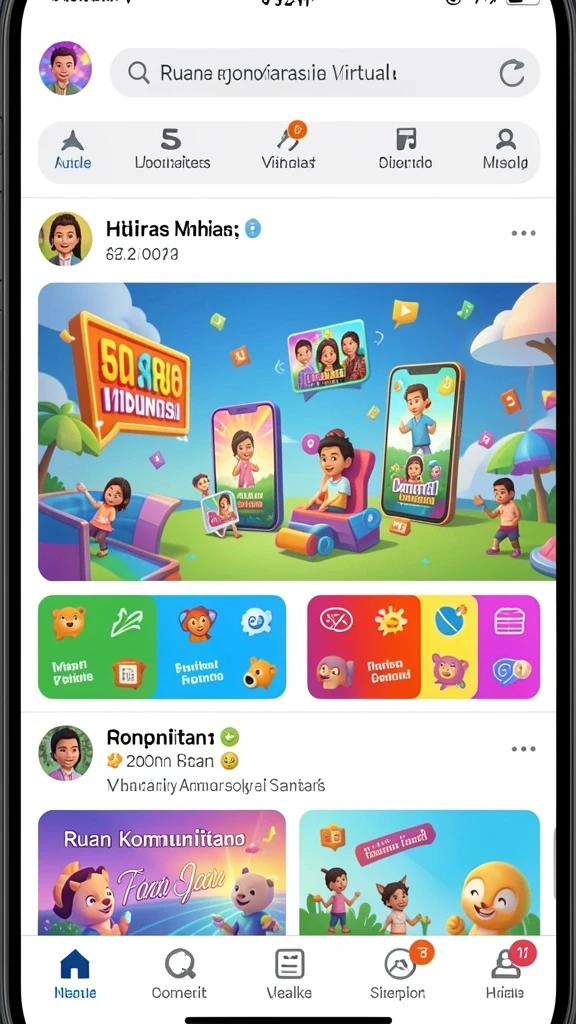 Tampilan awal aplikasi IND777 yang menarik.