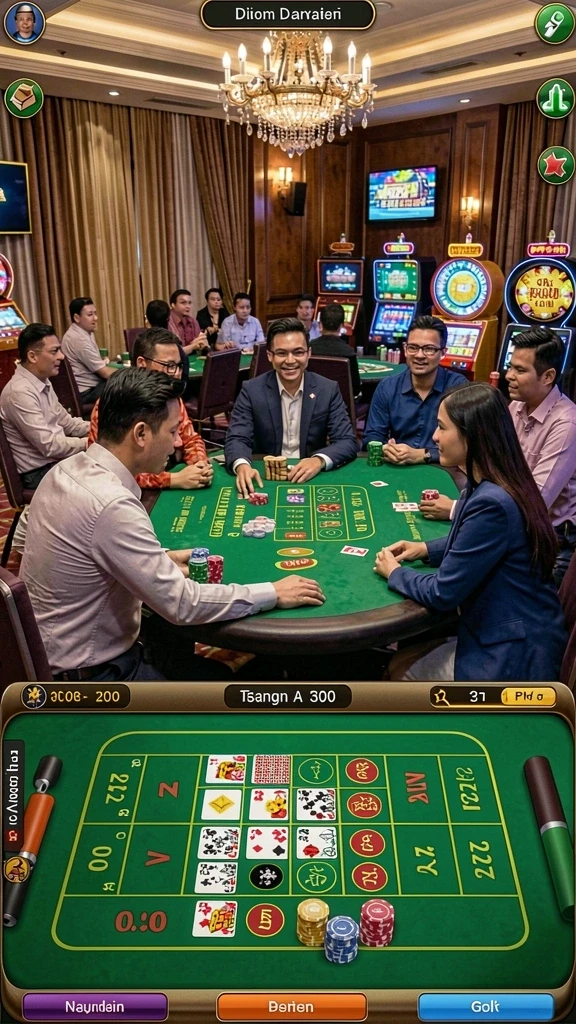 Fitur sosial yang memungkinkan persaingan seru.