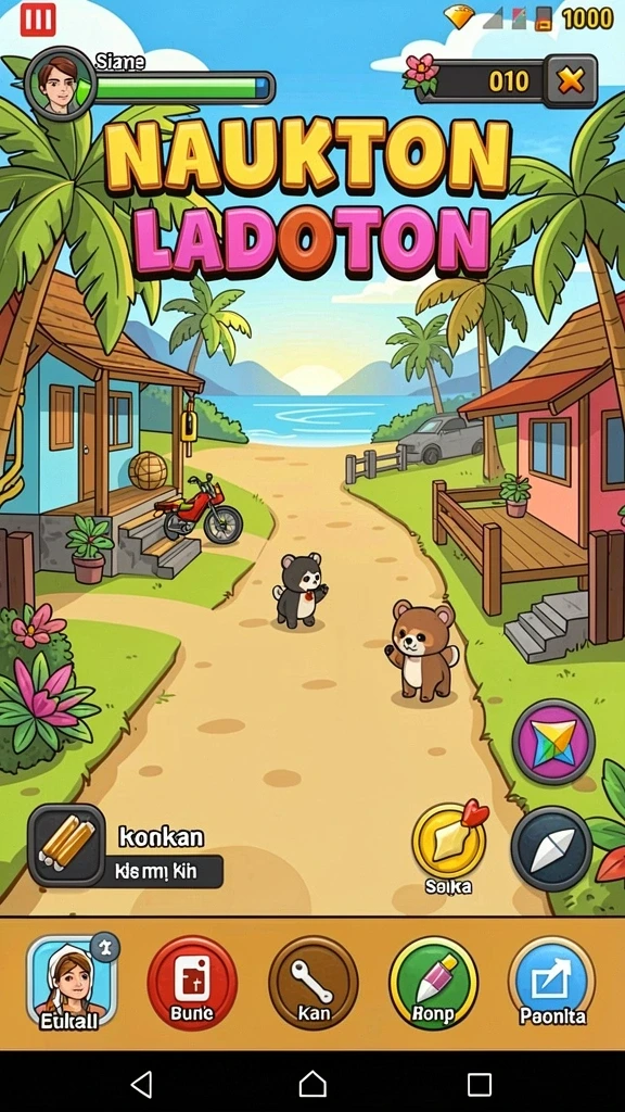Fitur multiplayer yang memungkinkan bermain bersama teman.
