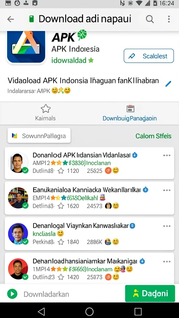 Tampilan karakter yang beragam dan unik.
