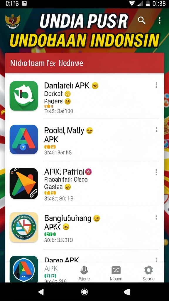 Tampilan Home yang menarik dan mudah dinavigasi.