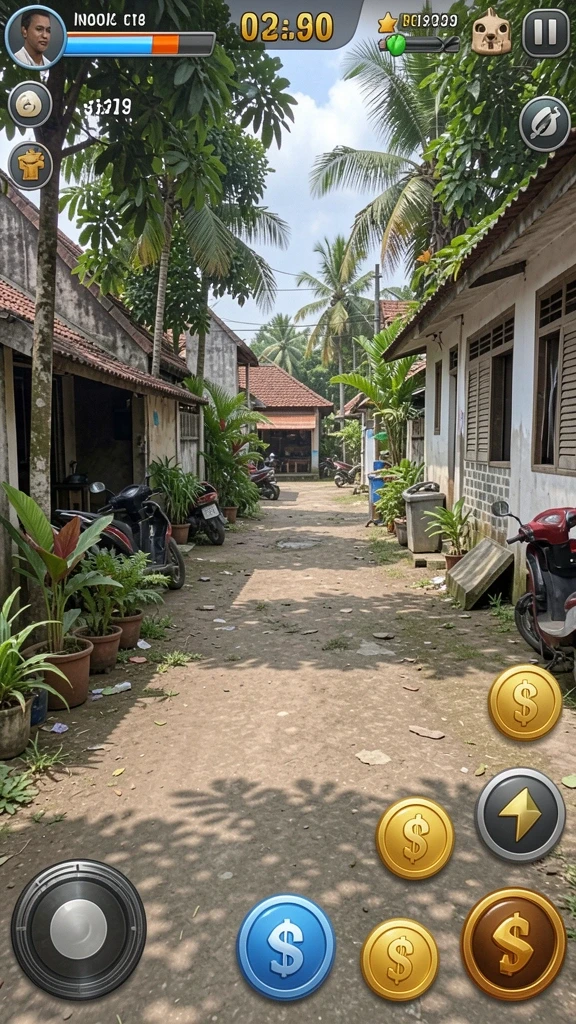 Fitur multiplayer yang memungkinkan bermain dengan teman.