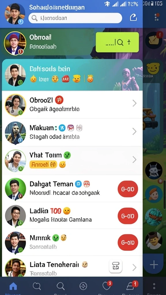Tampilan layar awal LION4D yang menarik.