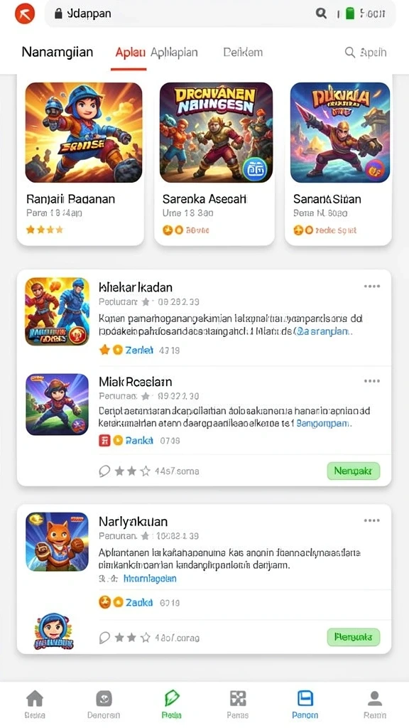 Tampilan antarmuka yang menarik dan intuitif.