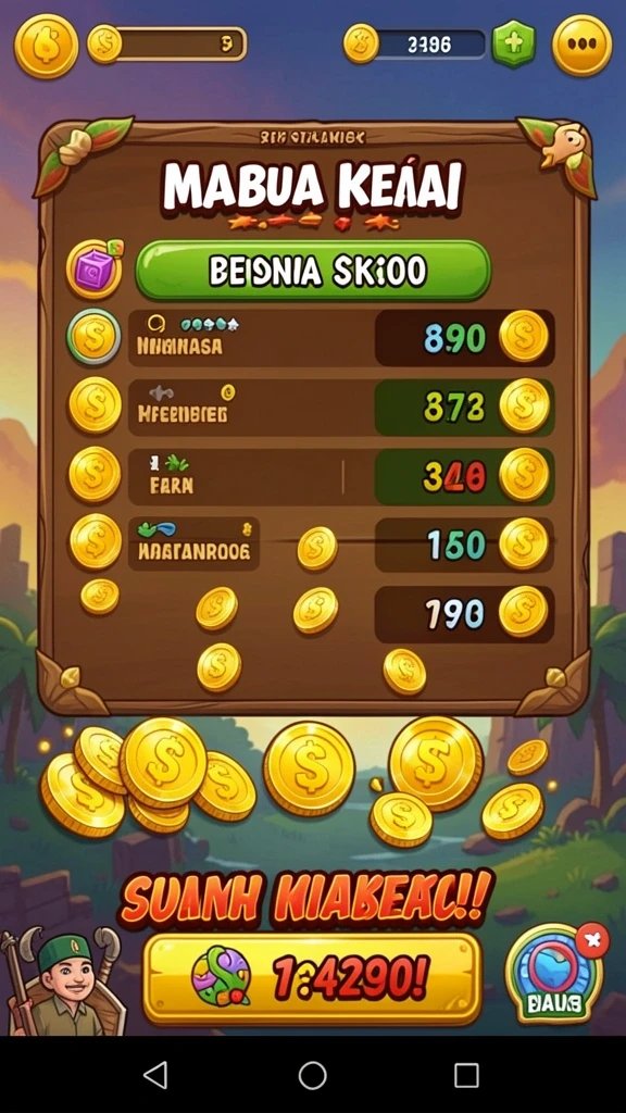 Screenshot level terbaru dengan tantangan menarik.