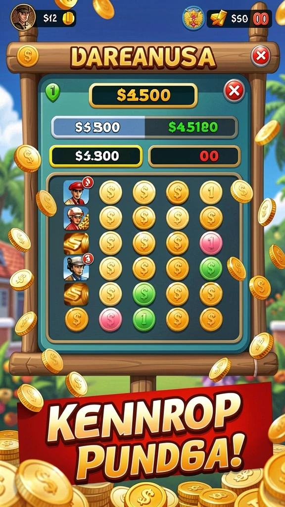 Tangkapan layar menunjukkan tingkat permainan yang menantang.
