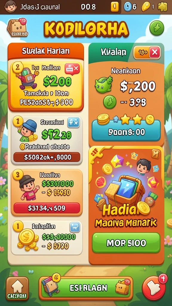 Pemandangan level yang menakjubkan dalam PETIRRP.