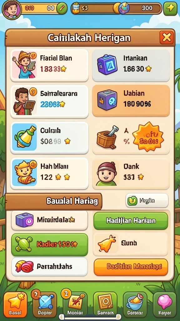 Tampilan antarmuka pengguna yang menarik dan mudah digunakan.