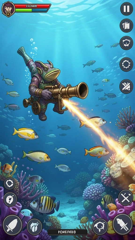 Tangkapan layar menampilkan grafis menawan QTGAME.