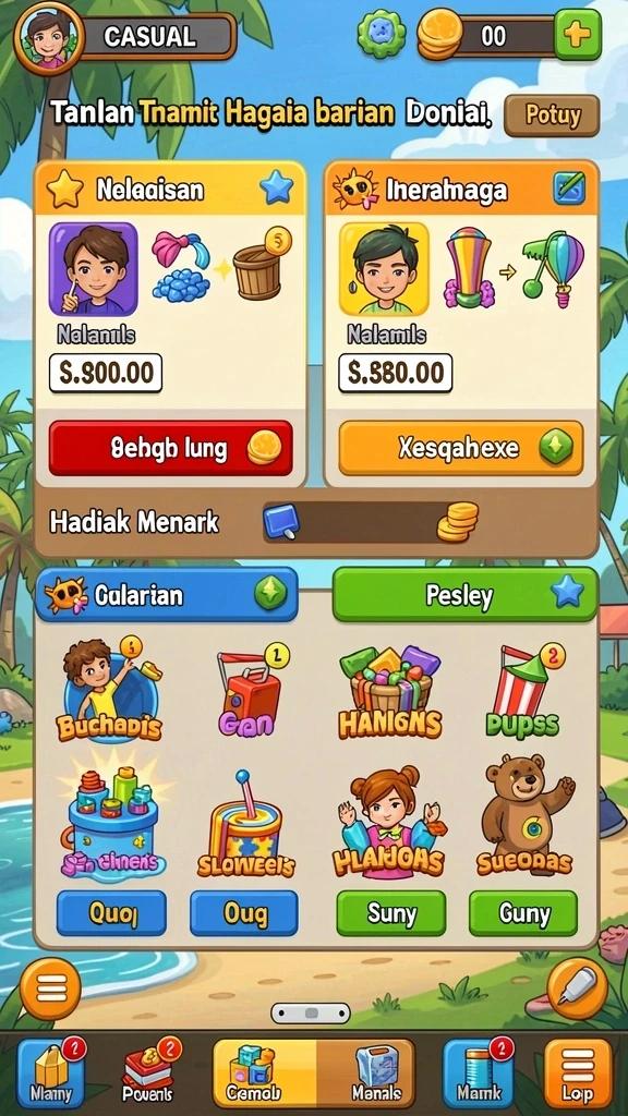 Tangkapan layar dari misi petualangan menantang.