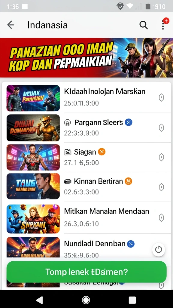 Fitur karakter yang dapat disesuaikan dengan berbagai pilihan.