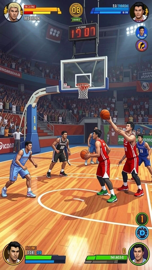 Tangkapan layar menunjukkan grafis yang menawan dan gameplay yang seru.