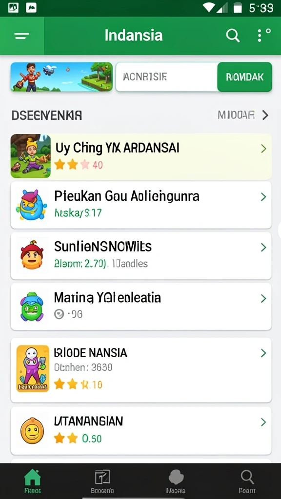 Karakter unik dengan berbagai kemampuan berbeda.