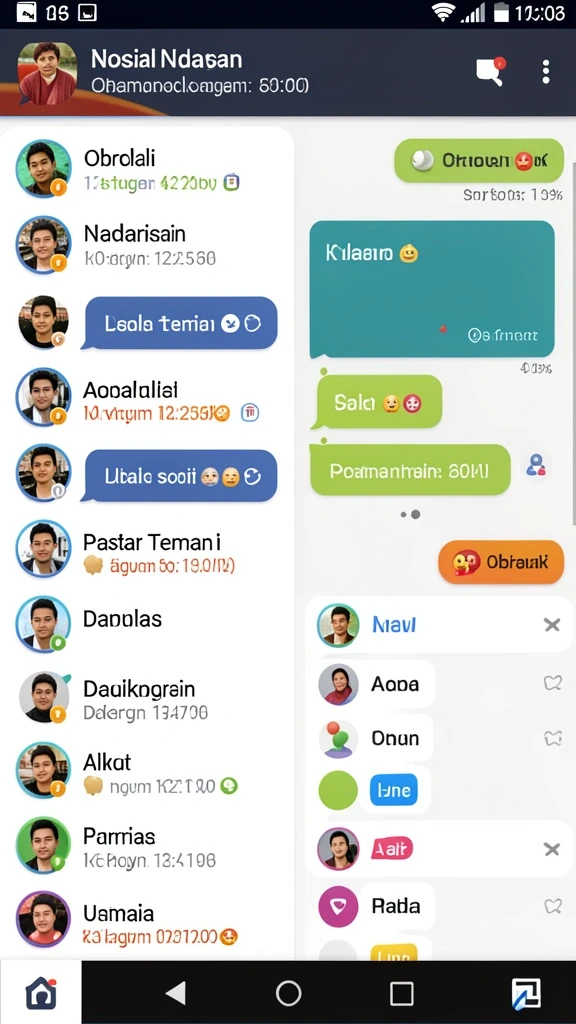 Tampilan antarmuka VIO77 yang menarik dan mudah dinavigasi.