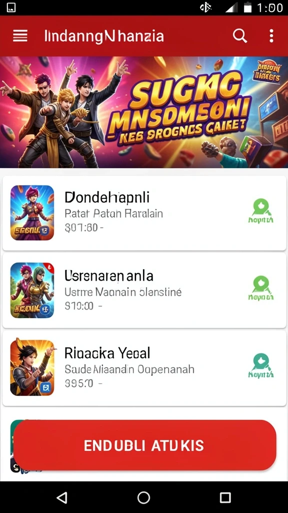 Tangkapan layar menunjukkan karakter utama dalam petualangan epik.