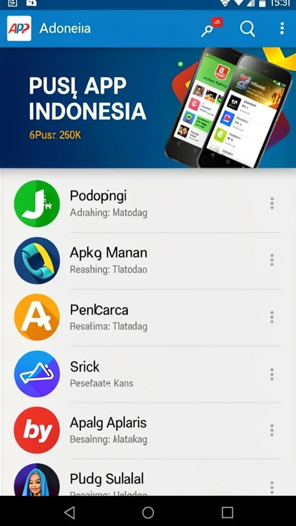 Karakter unik dengan berbagai item menarik.