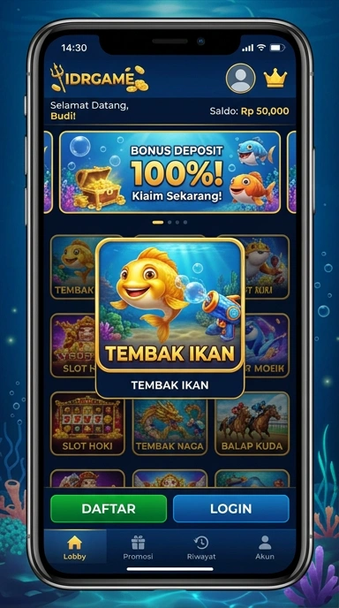 idrgame — menu pengaturan